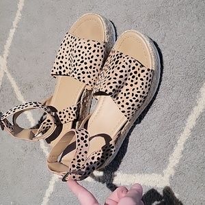 Leopard espadrillas